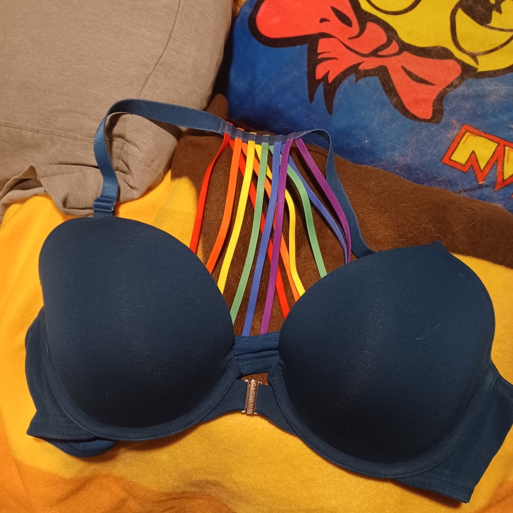 Pride boost plunge front close bra